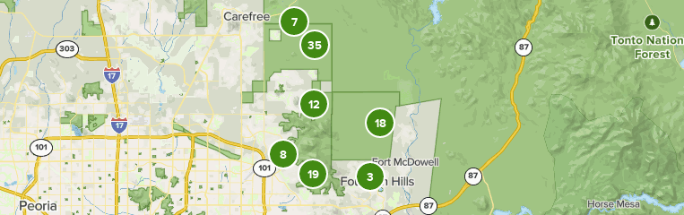 Mcdowell Mountain Trail Map Best 10 Trails In Mcdowell Mountain Regional Park | Alltrails