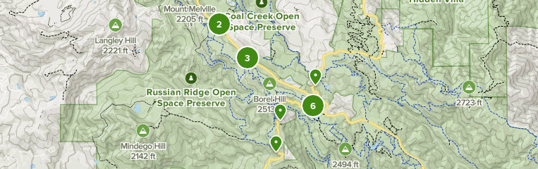 Russian Ridge Trail Map Best 10 Trails In Russian Ridge Open Space Preserve | Alltrails