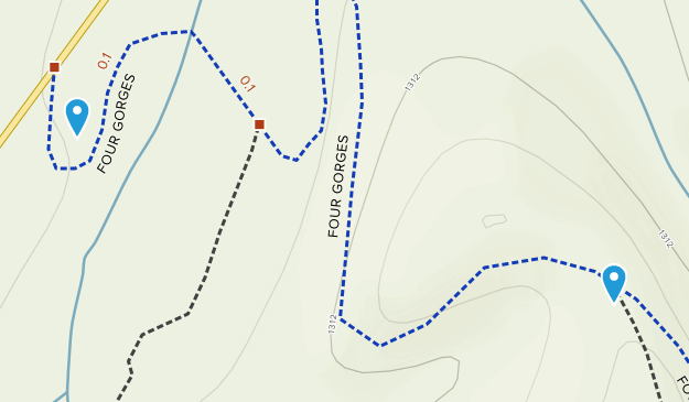 garmin quickdraw map of carvins cove reservoir