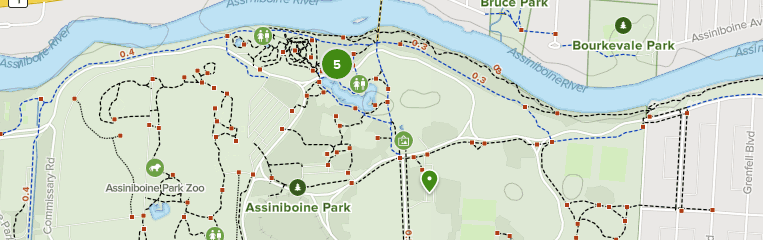 assiniboine park zoo map