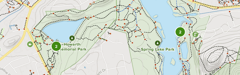 Spring Lake Trail Map Best 10 Trails In Spring Lake Regional Park | Alltrails
