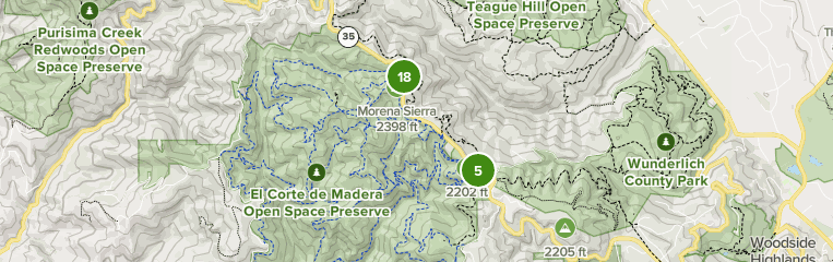 El Corte Madera Trail Map Best 10 Trails In El Corte De Madera Creek Open Space Preserve | Alltrails