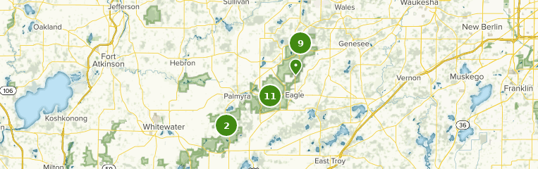 Kettle Moraine State Park Map