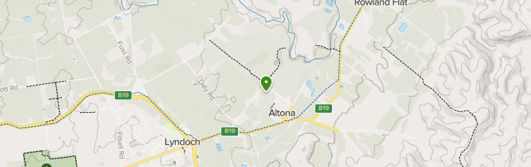Map of trails in Altona CSR Landcare Reserve, South Australia, Australia