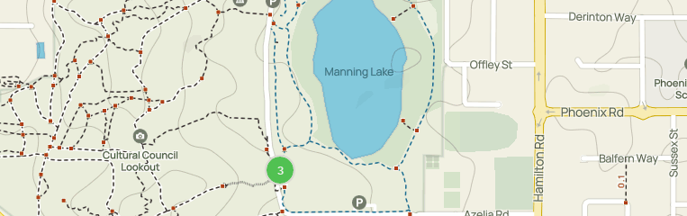 Manning park hikes top map