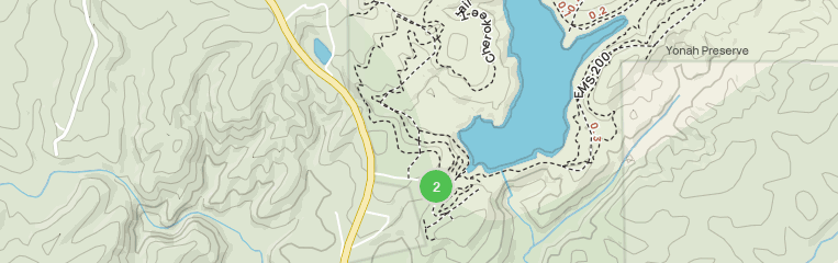 Yonah preserve outlet mountain bike trails