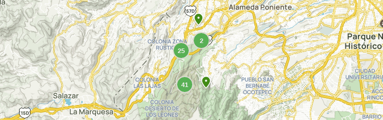 Los 10 mejores senderos y rutas en Parque Nacional Desierto de los Leones |  AllTrails