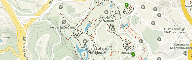 Trails In Perdana Botanical Garden
