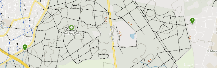 swinley forest trail map