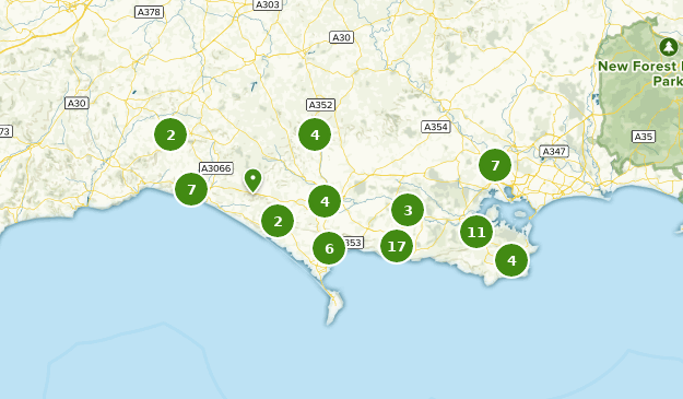 Best Trails in Dorset Area of Outstanding Natural Beauty - Dorset 