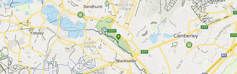 Map Of Sandhurst Berkshire Best 10 Trails In Sandhurst Memorial Park | Alltrails