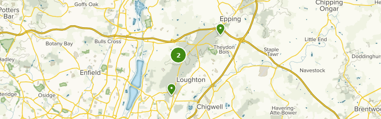 epping forest cycle route map