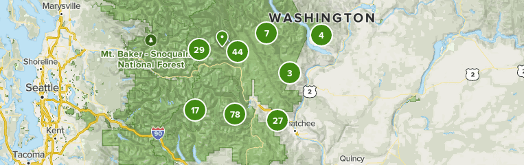 Wenatchee National Forest Map Best 10 Trails In Wenatchee National Forest | Alltrails