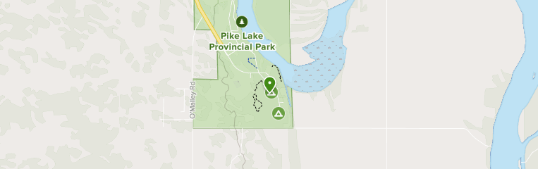 Pike Lake Provincial Park Map Best Trails in Pike Lake Provincial Park   Saskatchewan, Canada 