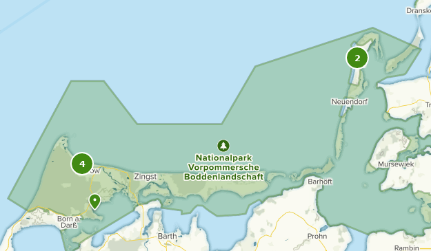 Beste Wege in Nationalpark Vorpommersche Boddenlandschaft - Mecklenburg