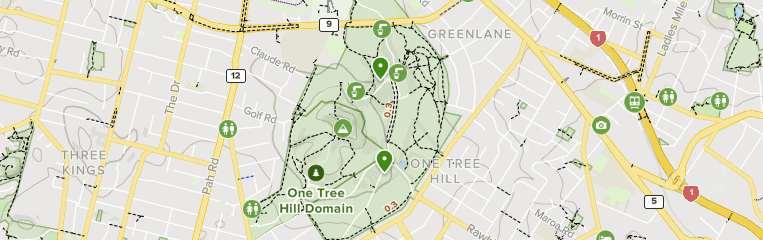 Map Of Cornwall Park Best 10 Trails In Cornwall Park | Alltrails