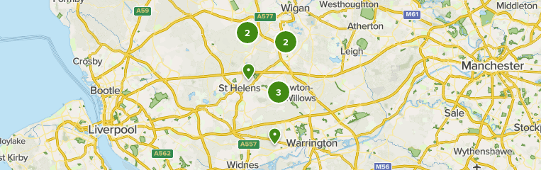 Best trails in Sankey Valley Park, Merseyside, England | AllTrails