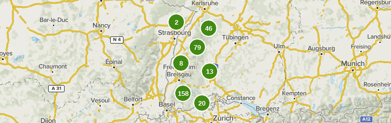 black forest attractions map