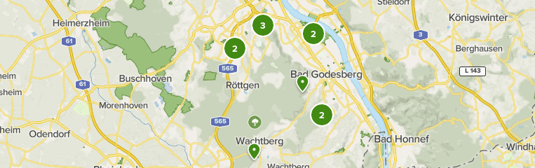 Best trails in Naturschutzgebiet Kottenforst, North Rhine-Westphalia