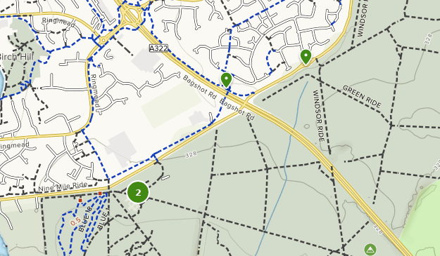 swinley forest trail map