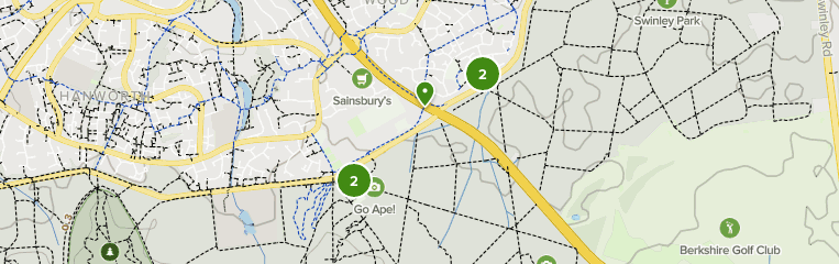 swinley forest trail map