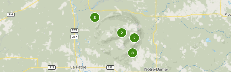 Megantic Region Map Parc national du Mont-Mégantic : les 10 meilleurs itinéraires | AllTrails