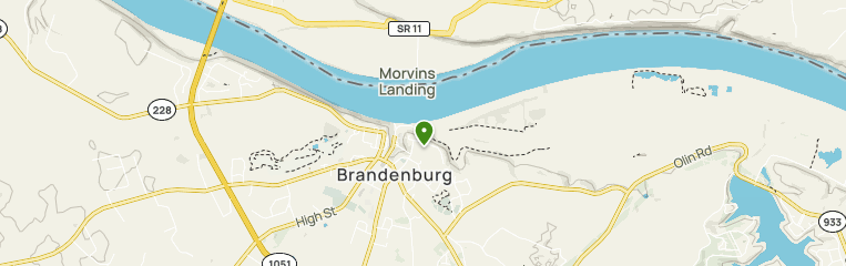 brandenburg kentucky on us map