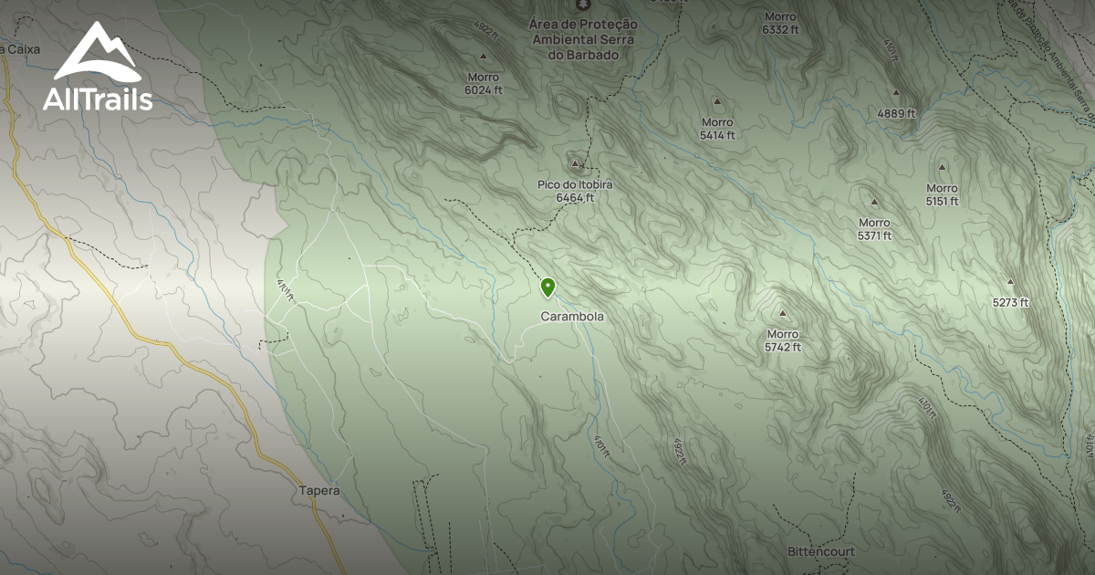Best moderate trails in Área de Proteção Ambiental Serra do Barbado ...