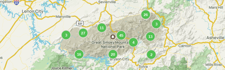 Great smoky outlet mountains backpacking loops