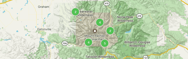 mount rainier trail map