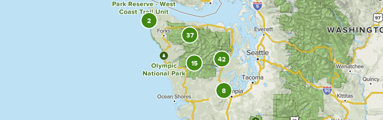 Olympic National Park Hiking Map Of2Vwhwhcfn7Am