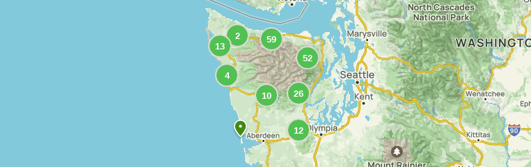 Olympic national clearance park trail map