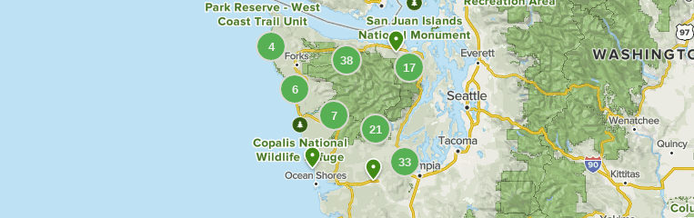 Best Olympic National Park Hike, Trail Map -- National Geographic ...