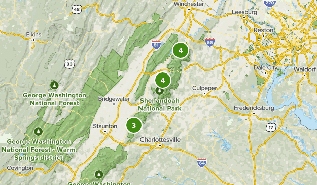 map of shenandoah national park Best Horseback Riding Trails In Shenandoah National Park Alltrails map of shenandoah national park