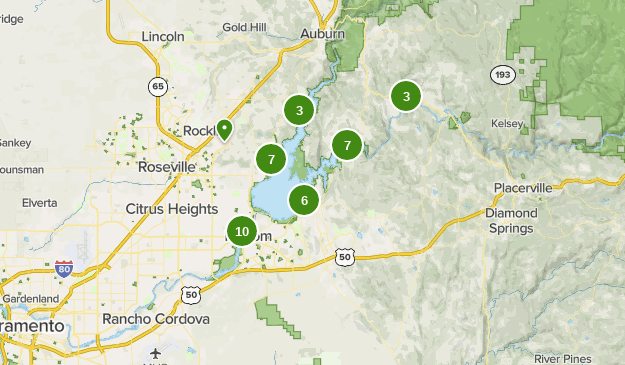 Folsom Lake State Recreation Area Maplets