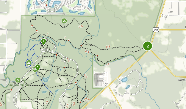 Little Manatee River State Park Map Best Nature Trips Trails in Little Manatee River State Park 