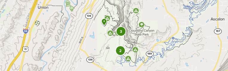 Cloudland Canyon State Park Map Best 10 Camping Trails In Cloudland Canyon State Park | Alltrails