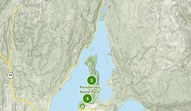 Ponderosa State Park Map