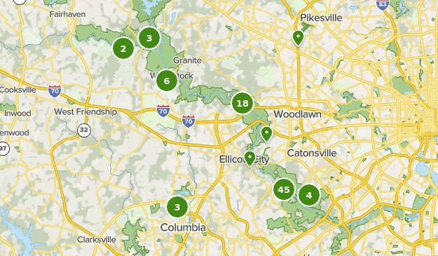 patapsco state park map Best Forest Trails In Patapsco Valley State Park Alltrails patapsco state park map