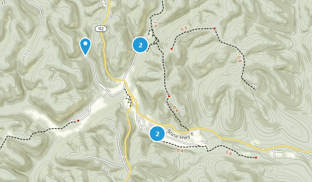 Roaring River Camping Map