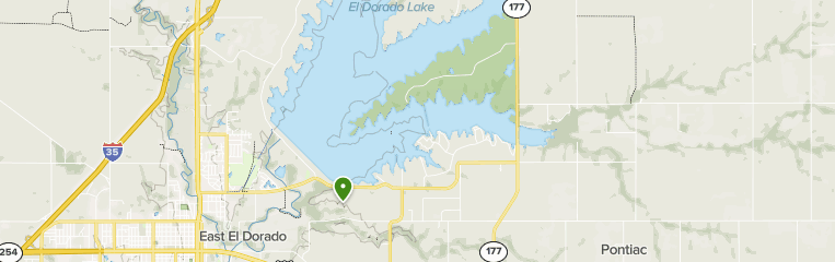 el dorado lake camping map