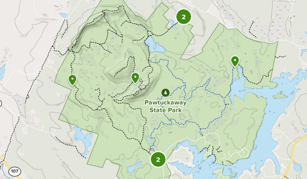 pawtuckaway state park map Best Running Trails In Pawtuckaway State Park Alltrails pawtuckaway state park map