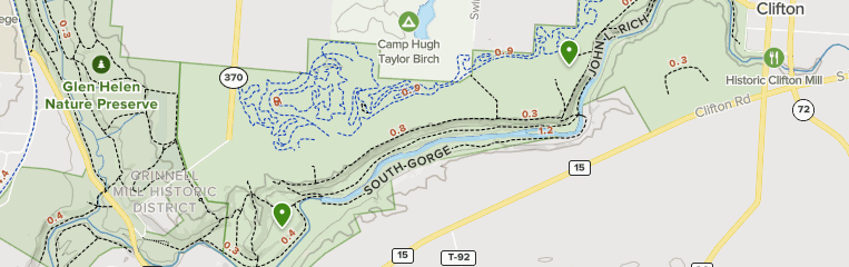 Best River Trails in John Bryan State Park  AllTrails