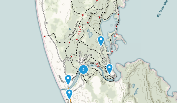 Ludington State Park Trail Map