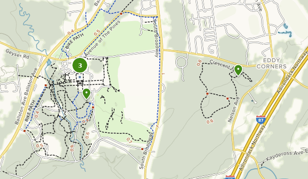 saratoga state park map Best Walking Trails In Saratoga Spa State Park Alltrails