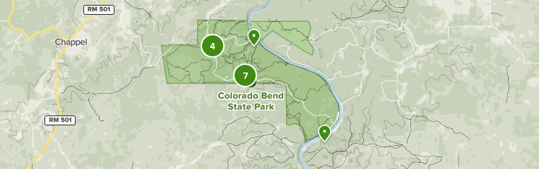 Colorado Bend State Park Trail Map Best 10 Walking Trails In Colorado Bend State Park | Alltrails