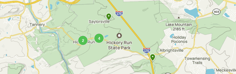 Hickory run state park hiking clearance trails