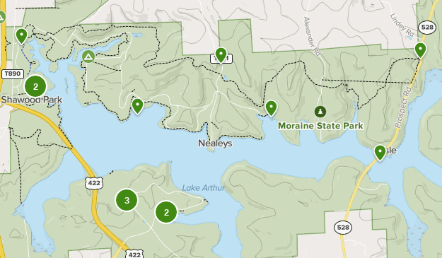 moraine state park map Best Views Trails In Moraine State Park Alltrails moraine state park map