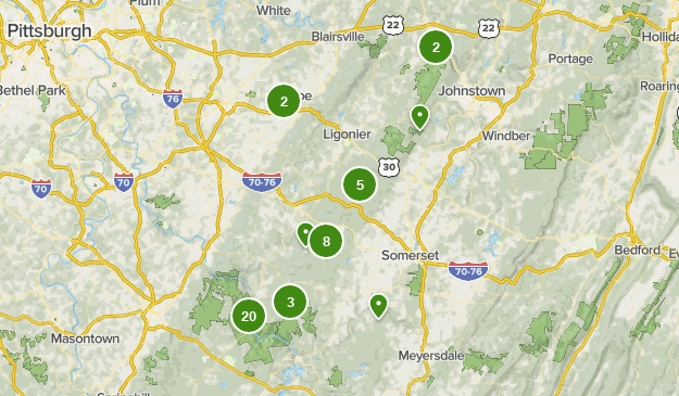 Ohiopyle State Park Campground Map