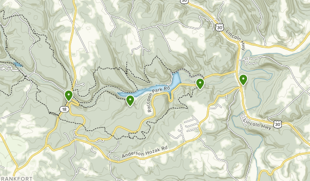 Raccoon Creek State Park Map